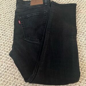 Vintage Style Levi's 512 Men's Black Jeans 34x30